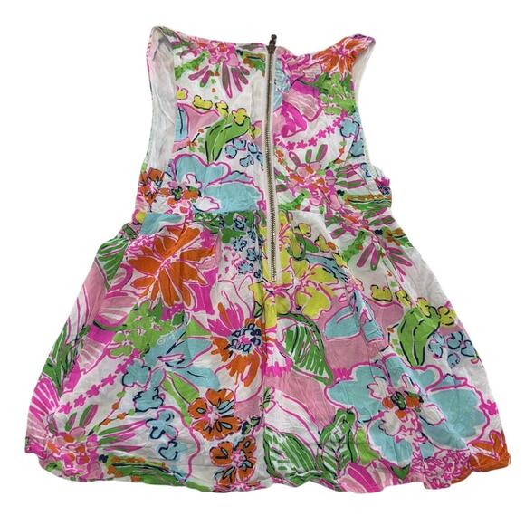 Lilly‎ Pulitzer Top Womens XS Floral Print NOSIE POSIE Sleeveless Summer Casual - Picture 2 of 7
